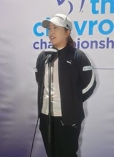 西郷真央「連覇狙えて光栄」＝今季メジャー初戦―シェブロン女子ゴルフ