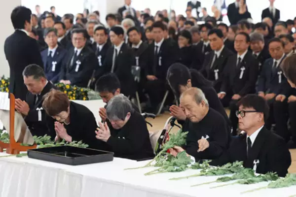 水俣病公式確認７０年で慰霊式＝患者、遺族ら冥福祈る―熊本