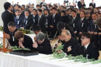 水俣病公式確認７０年で慰霊式＝患者、遺族ら冥福祈る―熊本