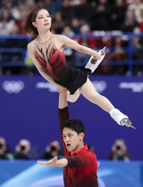 三浦、木原組はＳＰ５位＝フィギュアスケート〔ミラノ・コルティナ五輪〕