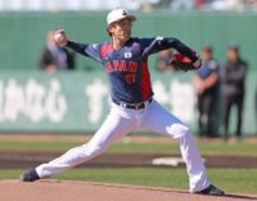 力投する北山　野球