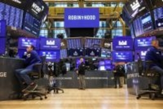 ＮＹ株最高値、５９４ドル高＝一時初の４万９０００ドル台