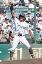 岡山学芸館、鮮やか逆転＝高校野球