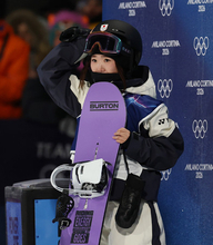 ２回目を終えた岩渕　五輪