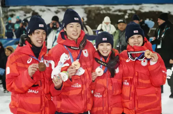 銅メダルの日本　五輪