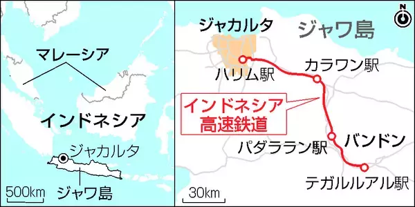 中国主導の高速鉄道、債務返済に苦慮＝年１１０億円を国費負担へ―インドネシア