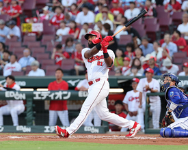 ファビアンの逆転２ラン　プロ野球