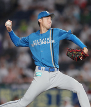 日本ハム先発の福島　プロ野球