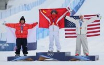 中国勢、ようやく金　五輪