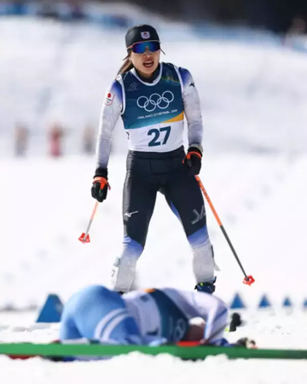 土屋正恵「自分をたたえたい」＝スキー距離〔ミラノ・コルティナ五輪〕