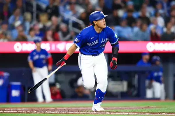 岡本の二塁打　大リーグ