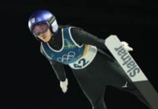 高梨の１回目　五輪