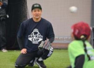 田中将、仙台で野球教室＝プロ野球・巨人