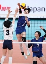 馬場のスパイク　高校バレー