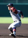 「青森山田先発の手代森　高校野球」の画像1