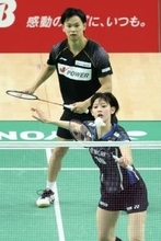 準々決勝の渡辺、田口組