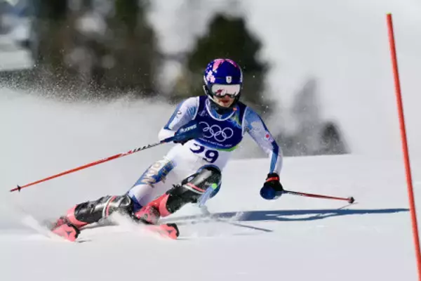 安藤の滑走　五輪