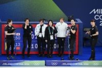 勝利した日本チーム　五輪