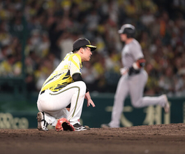 才木、完封目前で痛恨＝プロ野球・阪神