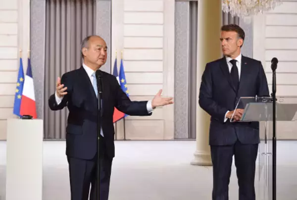 孫氏、仏大統領と会談