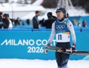 ゴールした渡部暁　五輪