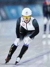 ゴールした佐々木　五輪