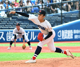 織田、気迫の１３０球＝高校野球・横浜