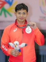 銅メダルの蒲生　デフリンピック
