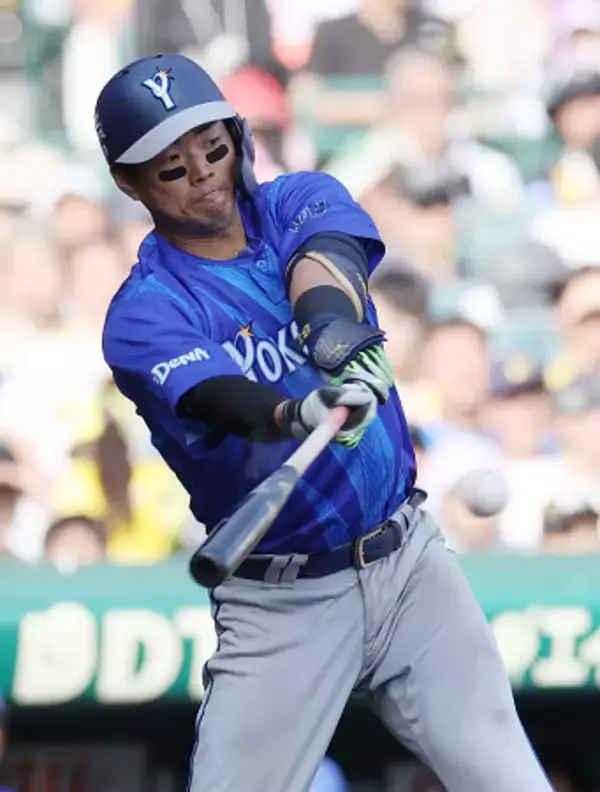 蝦名の同点打　プロ野球