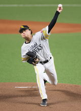 前田純の力投　プロ野球
