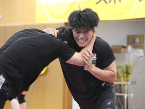 レスリングの清岡幸大郎らが抱負＝「優勝して弾みを」―アジア大会