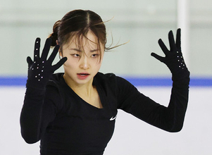 島田麻央が練習公開