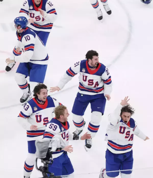 米国が４６年ぶり金＝アイスホッケー男子〔ミラノ・コルティナ五輪〕