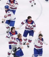 米国が４６年ぶり金＝アイスホッケー男子〔ミラノ・コルティナ五輪〕