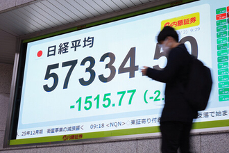 東京株、一時１５００円超下落＝イラン攻撃でリスク回避