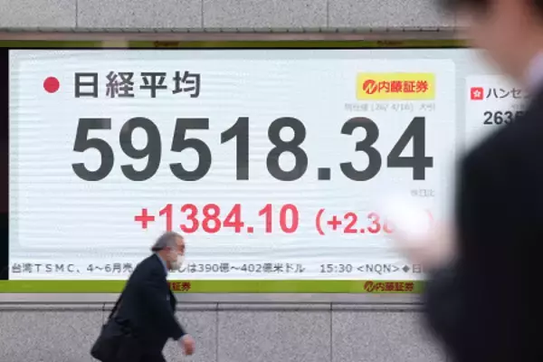 東京株、最高値を更新