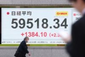 東京株、最高値を更新