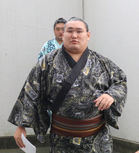 力士会に出席した豊昇龍