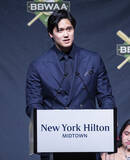 「スピーチする大谷　大リーグ」の画像1