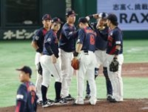 韓国と引き分けた日本代表　野球