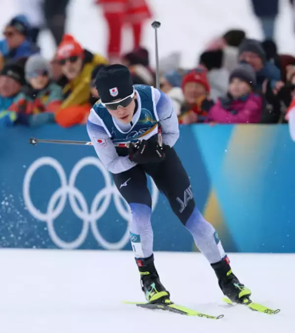 力走する山本涼　五輪