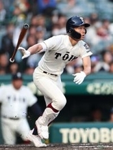 谷渕の勝ち越しソロ　高校野球