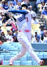 ドジャース大谷は無安打＝ブルージェイズ岡本、９戦連続安打―米大リーグ