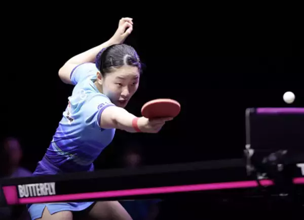 張本美のプレー　卓球ＷＴＴ