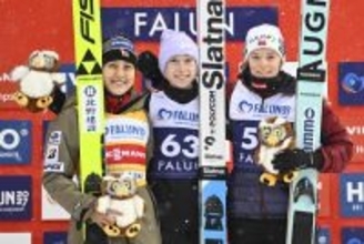 ２位の丸山　Ｗ杯ジャンプ女子