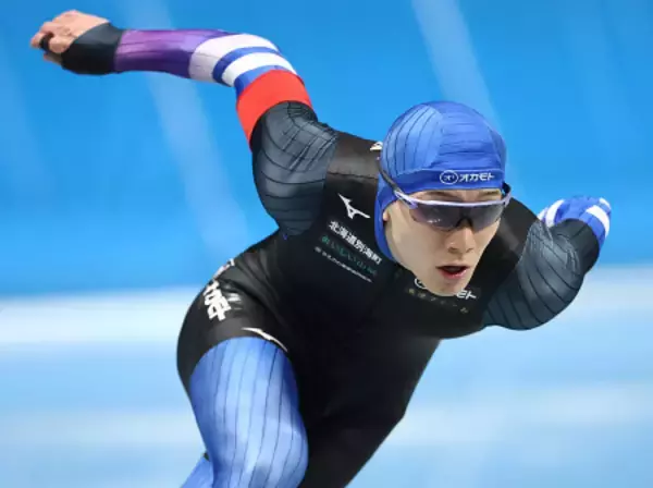 森重の滑走　全日本スピードスケート