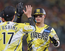 阪神の佐藤、お目覚め決勝弾＝同率首位で折り返し―プロ野球