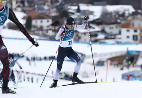 力走する渡部暁　五輪