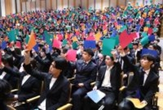 混迷の世界に船出＝新社会人、全国で入社式