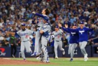 ドジャースがＷＳ連覇＝３勝の山本がＭＶＰ―米大リーグ